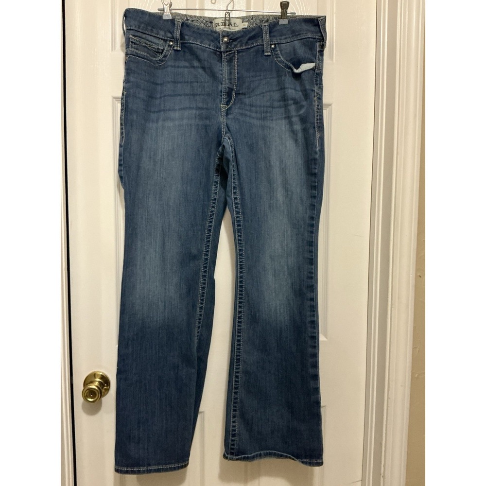 Ariat Denim Women's Jeans 34x32 Spitfire Real Riding‎ Jeans 1391 34R